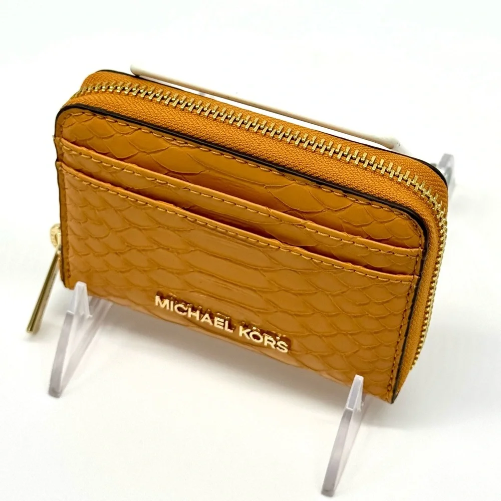 Michael Kors Medium ZA Card Case Wallet Cider